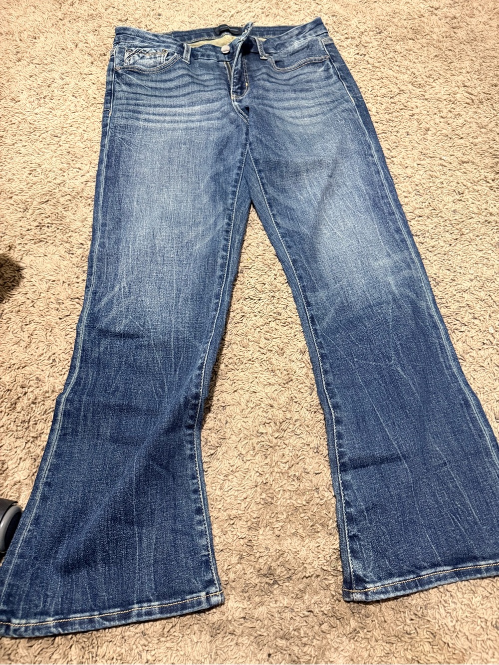 Factory Seconds Buckle Women's Blue Boot Cut Jeans
